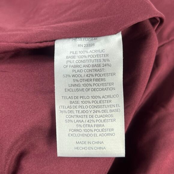 Pendleton Fuzzy Shepra Teddy Full Zip Jacket Size Medium - Picture 4 of 6